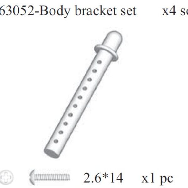 163052 - Body brack set