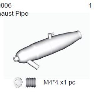 180006 - Exhaust pipe set
