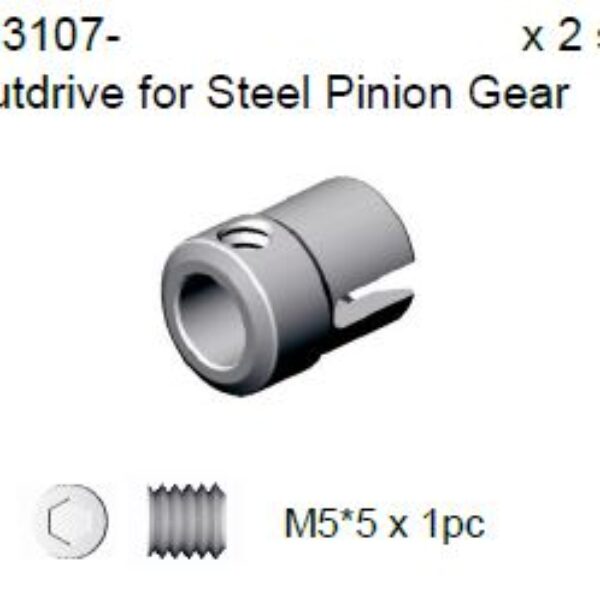 183107 - Small steel bevel connecting cup