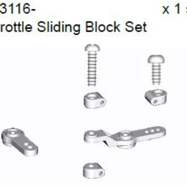 183116 - Throttle sliding block set