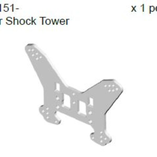 183151 - Rear shock absorber plate