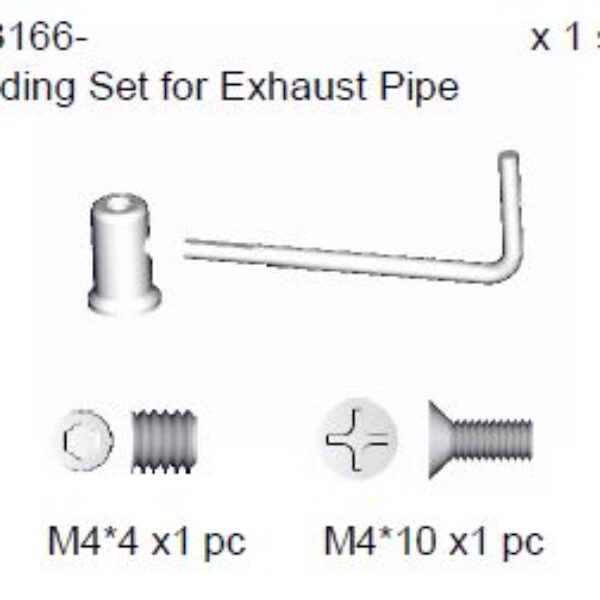 183166 - Fixing holder set for exhuast pipe