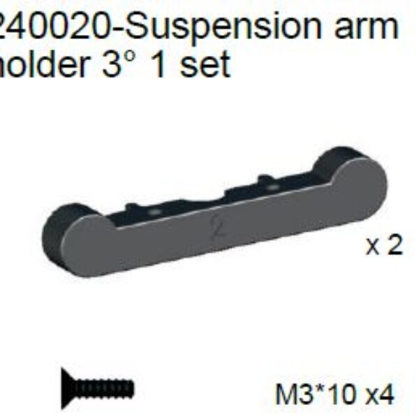 240020 - Suspension arm holder 3°