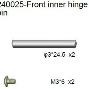 240025 - Front inner hinge pin φ3*24.5
