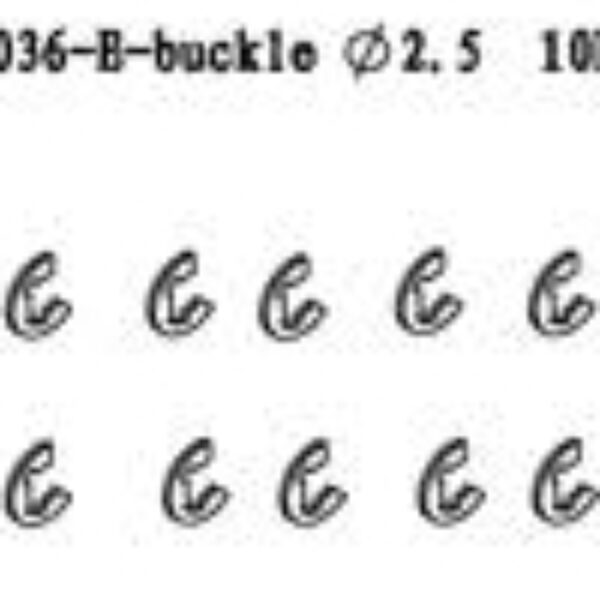 45036 - E-BUCKLE 2,5 - 10stk