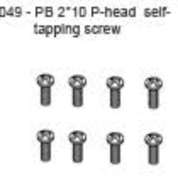 45049 - 2*10 P-HEAD SELF TAPPING SCREW - 8stk