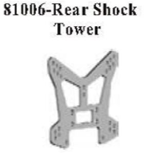 81006 - Rear shield shock brace