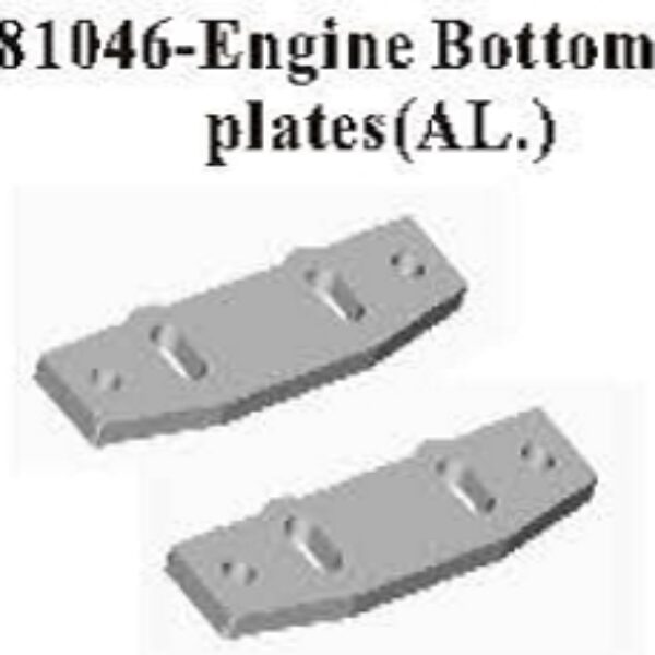 81046 - Al-alloy engine botton plate