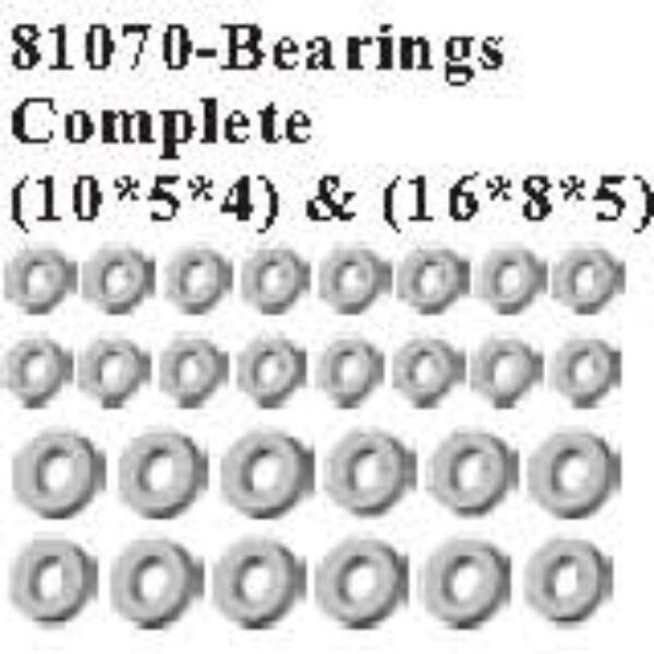 81070 - Full vehicle bearing