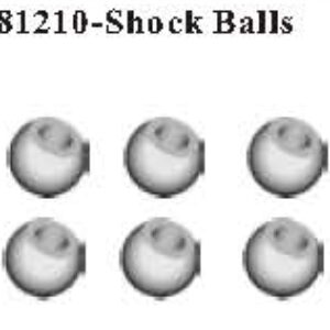 81210 - Shockproof ball head - 12stk