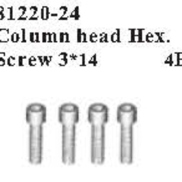 81220-24 - Column head hex. Screw 3*14(4P)