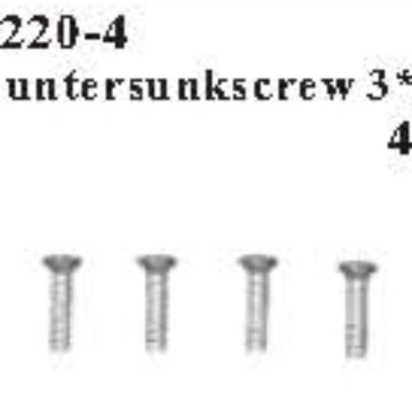 81220-4 - Countersunk screw 3*12(4P)