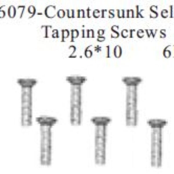 86079 - flat head tapping screw 2.6*10