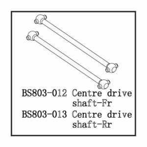 BS803-013 - Center Diff Drive Shaft Rear 1pcs