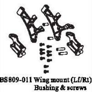BS809-011 - Wing mount, bushings and screws