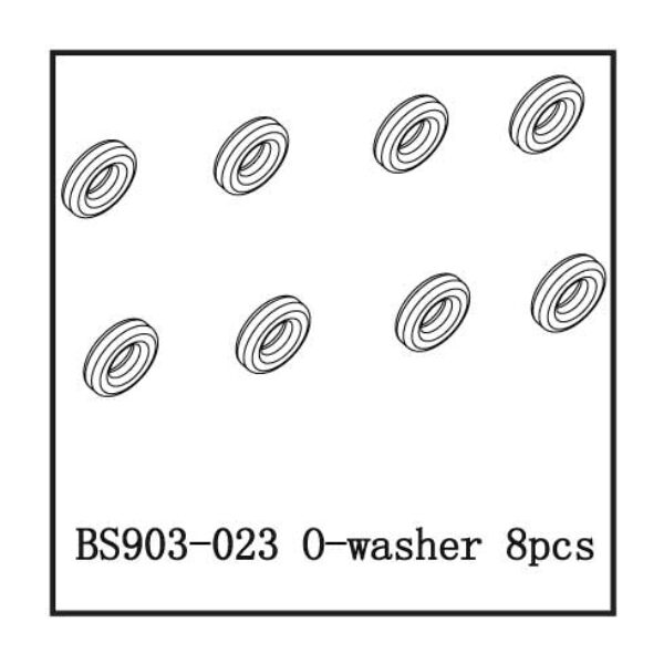 BS903-023 - O-Washer 8 PCS