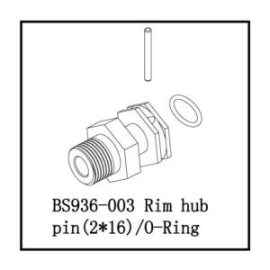 BS936-003 - 17mm Wheel Hub