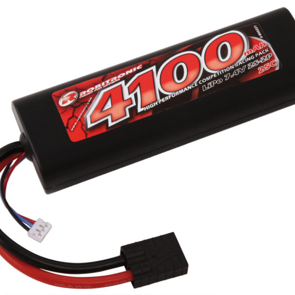 7,4v 4100mAh 25c Lipo batteri