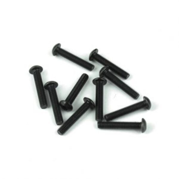 TKR1407 – M3x16mm Button Head Screws (black, 10pcs)