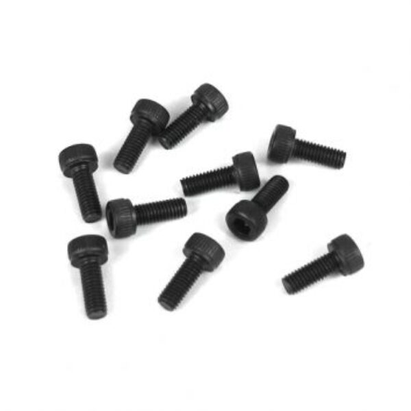 TKR1522 – M3x8mm Cap Head Screws (black, 10pcs)