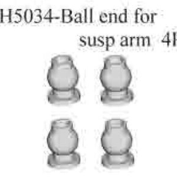 RH5034 - Ball end for susp arm 4p