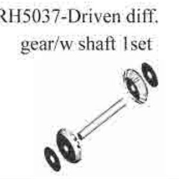 RH5037 - Driven diff. gear/w shaft 1 set